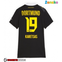 Ženske Nogometnih dresov Borussia Dortmund Konstantinos Karetsas #19 Gostujoči 2026-27 Kratki rokavi